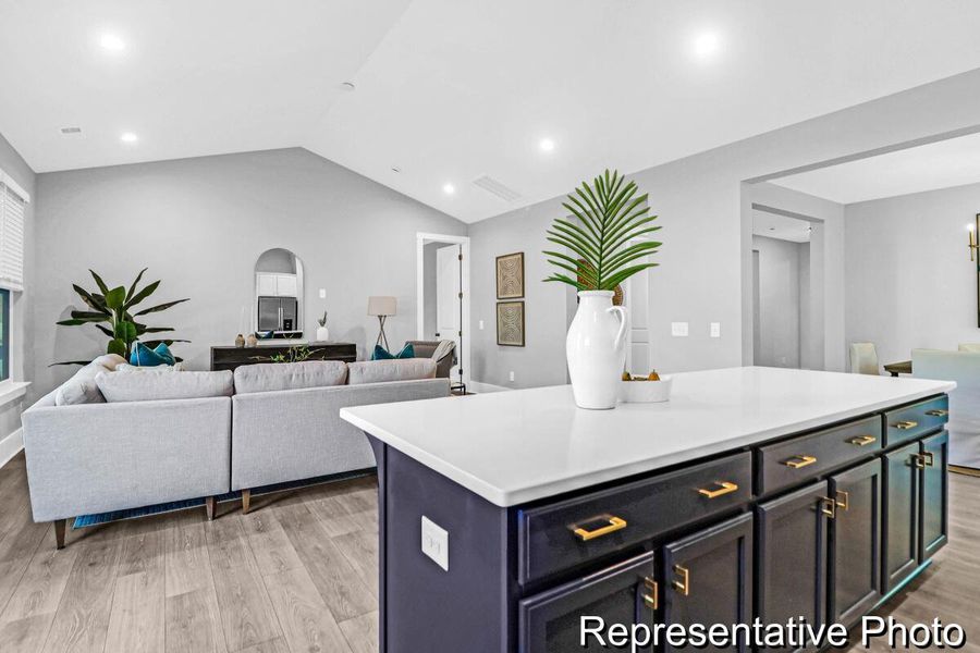 Furnished interior view inside a new home in , Ravenel (Image 8).