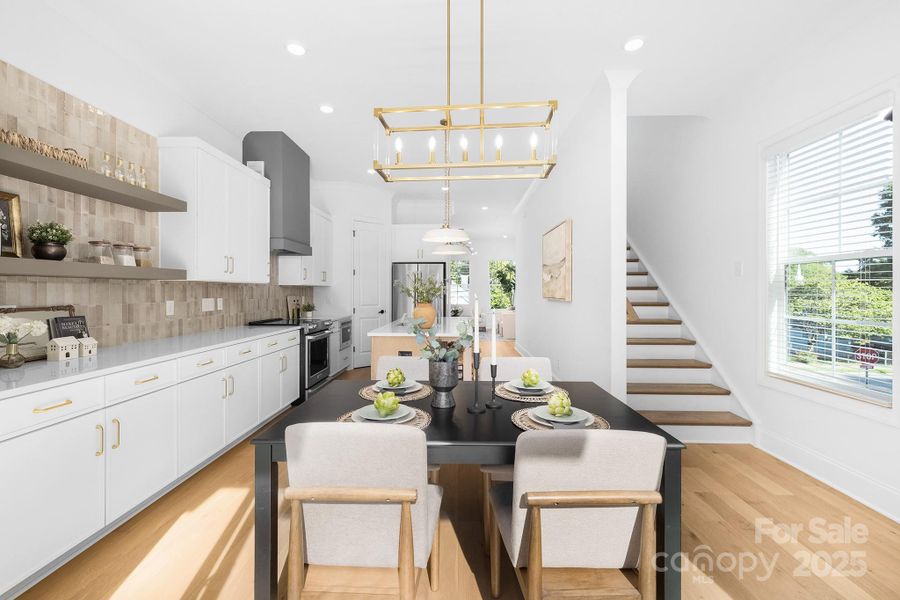 Furnished interior view inside a new home in , Charlotte (Image 35).