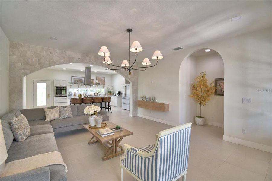 Furnished interior view inside a new home in , Polk City (Image 24).