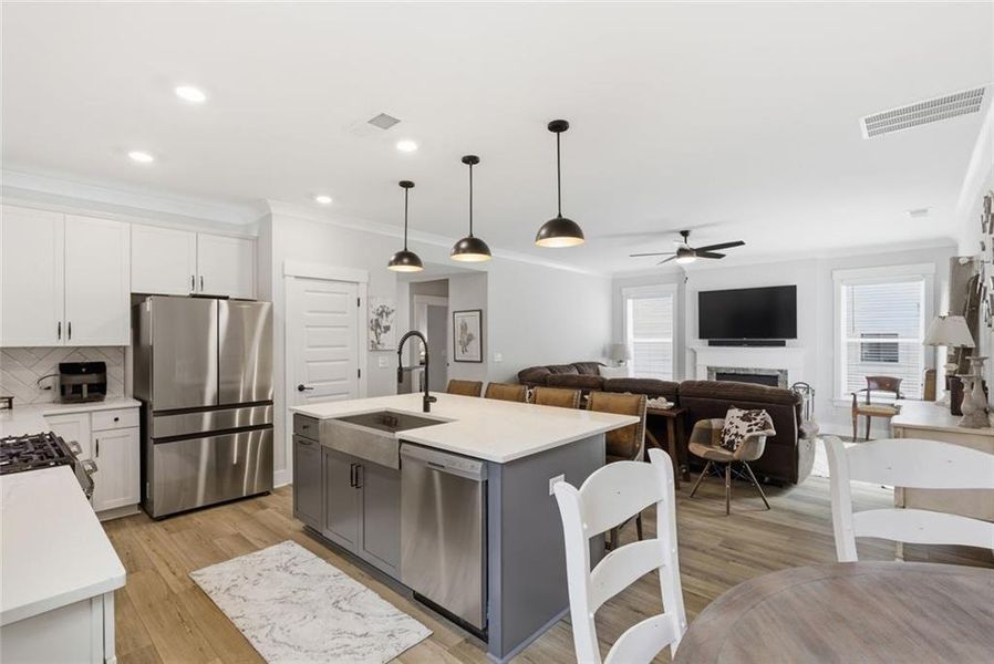 Furnished interior view inside a new home in Marble Tree, Ball Ground (Image 13).