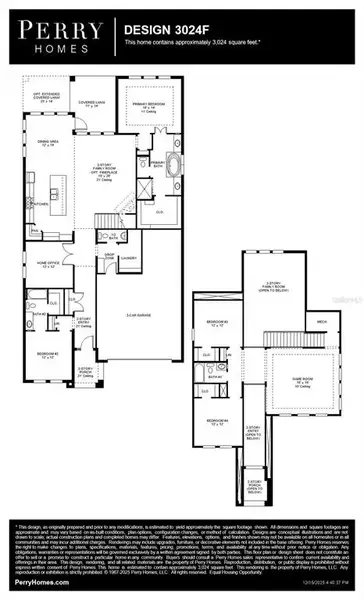 2D floor plan layout of this home in Star Farms At Lakewood Ranch 50', Bradenton, FL (Image 2). 2D floor plan layout of this home in Star Farms At Lakewood Ranch 50', Bradenton, FL (Image 2).