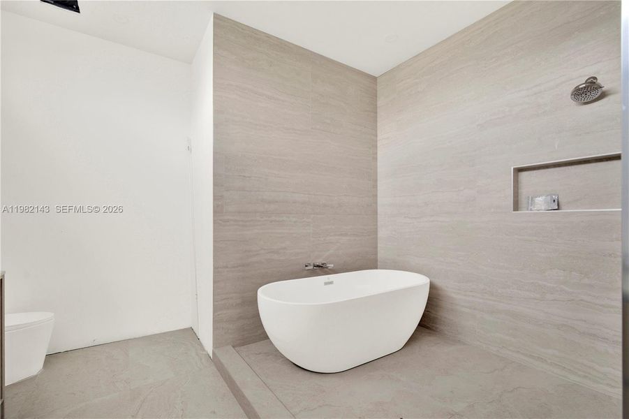 Primary Tub and Shower Primary Tub and Shower