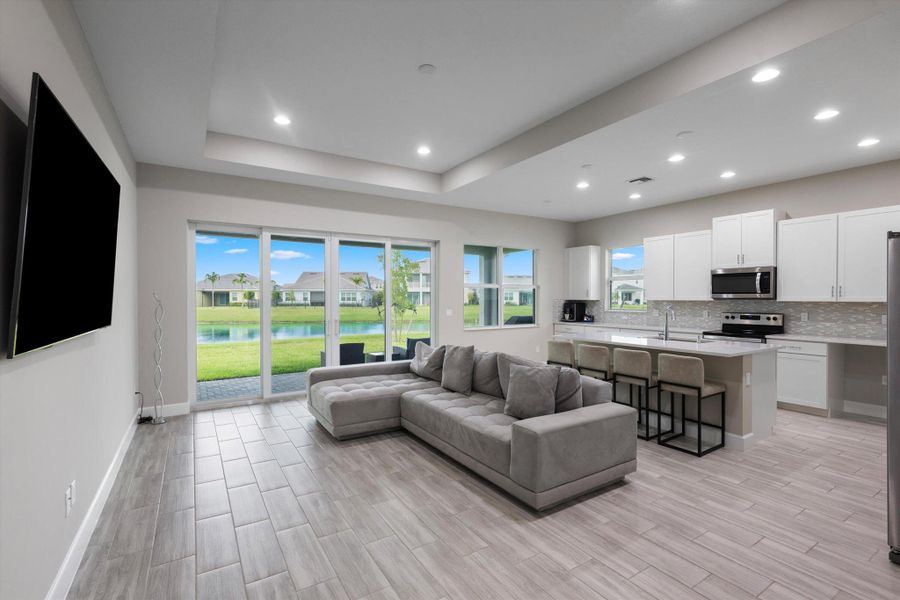 Furnished interior view inside a new home in , Westlake (Image 48).