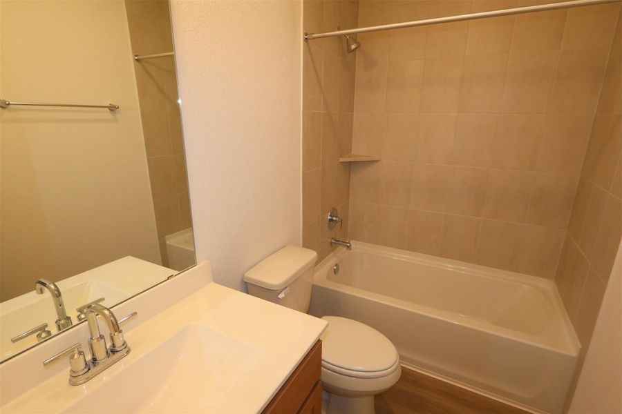 Furnished interior view inside a new home in Lone Star Landing, Montgomery (Image 10). Furnished interior view inside a new home in Lone Star Landing, Montgomery (Image 10).