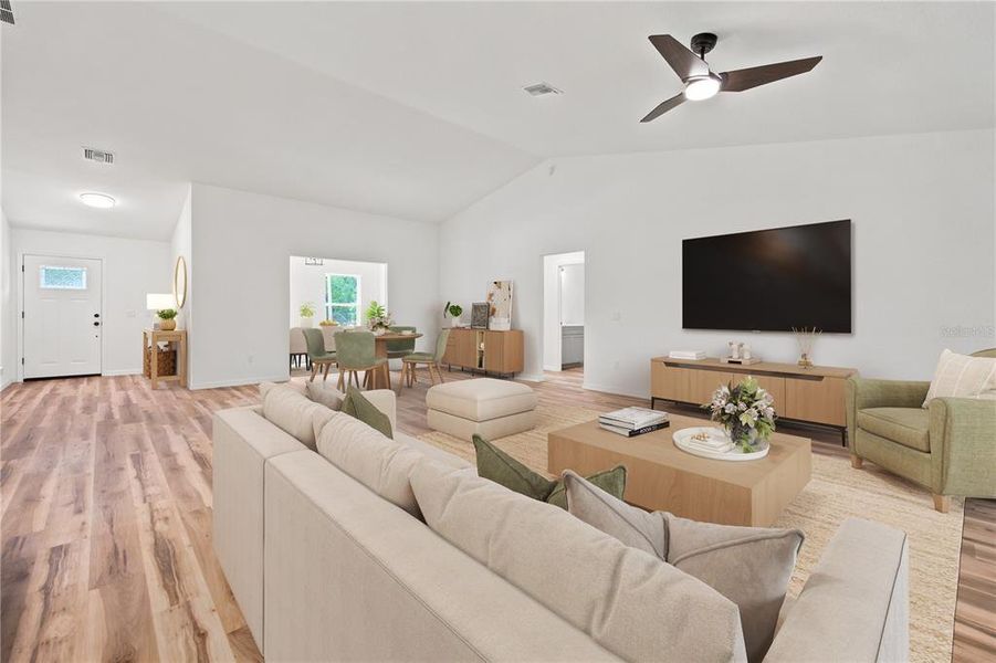 Furnished interior view inside a new home in , Ocala (Image 5).