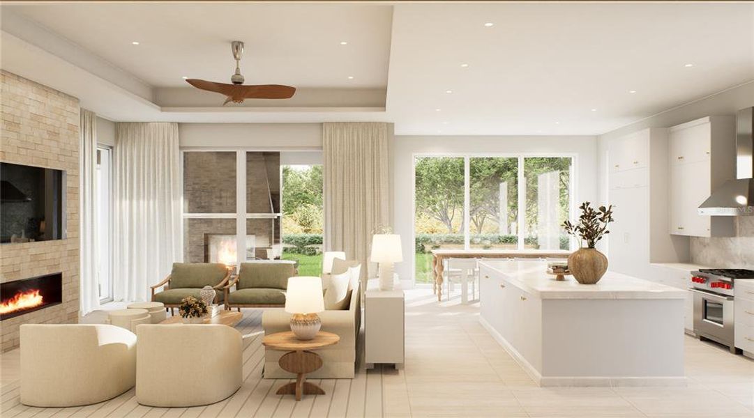 Furnished interior view inside a new home in , Orlando (Image 14). Furnished interior view inside a new home in , Orlando (Image 14).