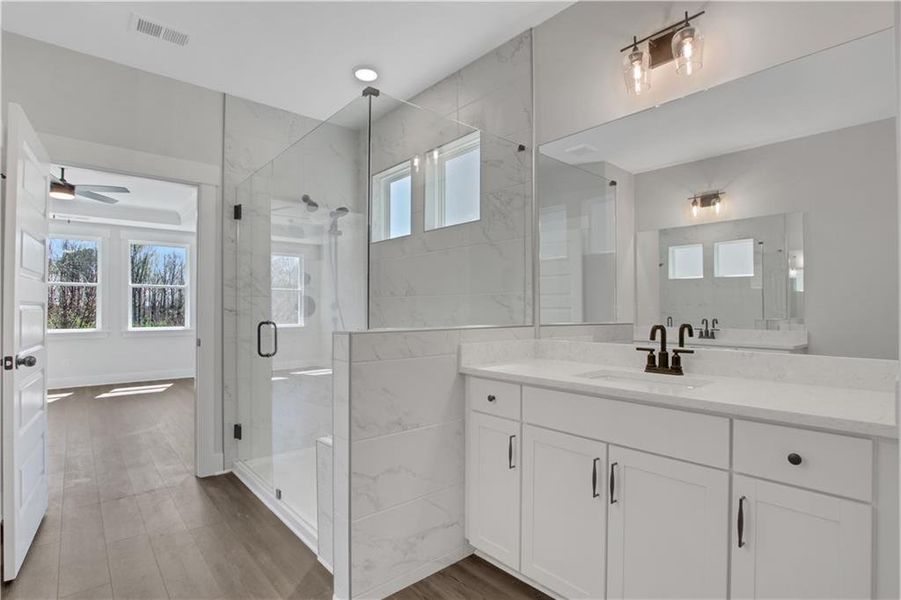 Furnished interior view inside a new home in Marble Tree, Ball Ground (Image 11). Furnished interior view inside a new home in Marble Tree, Ball Ground (Image 11).