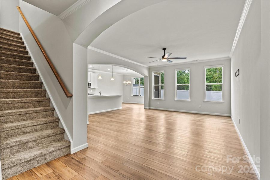 Spacious, unfurnished interior of a new home in , Charlotte (Image 28). Spacious, unfurnished interior of a new home in , Charlotte (Image 28).