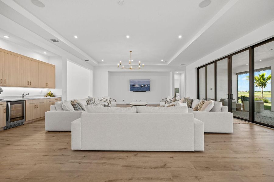 Furnished interior view inside a new home in , Port St. Lucie (Image 46).
