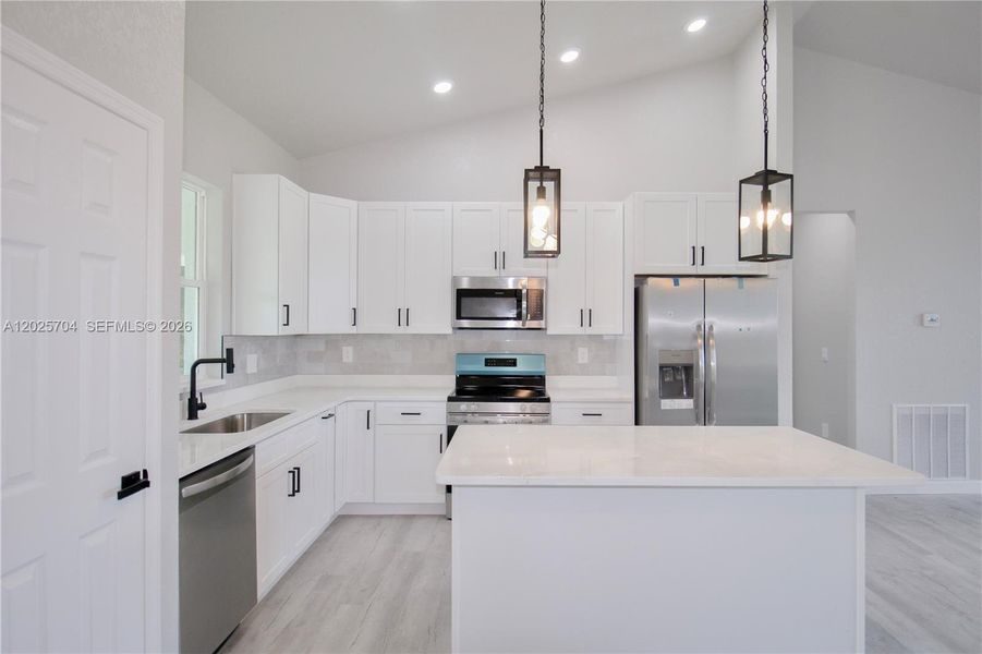 Furnished interior view inside a new home in , Sebring (Image 4).