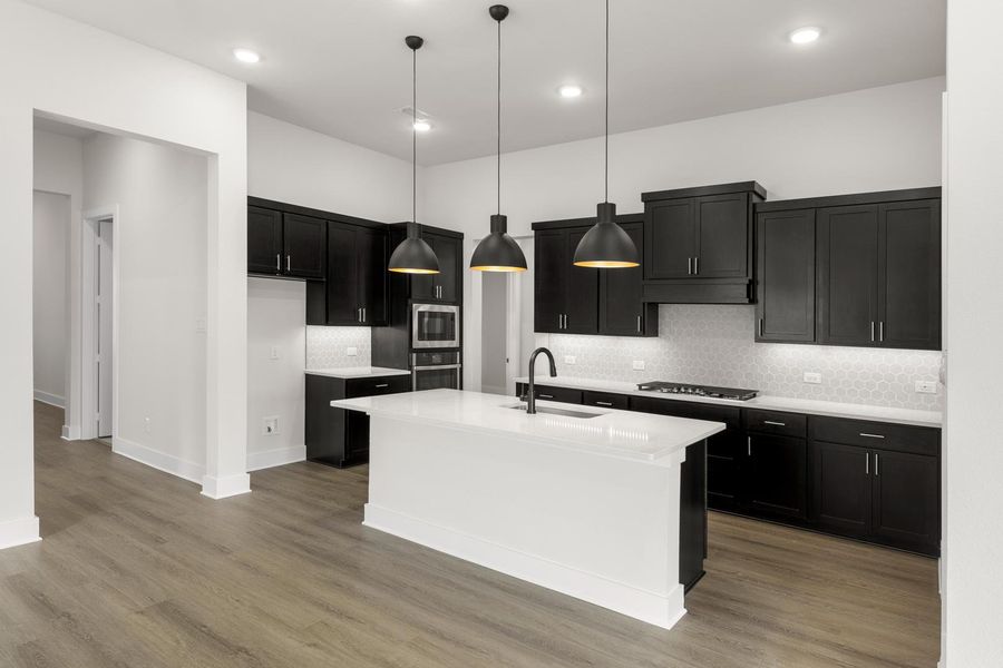 Furnished interior view inside a new home in Discovery Collection at Painted Tree Village, McKinney (Image 6). Furnished interior view inside a new home in Discovery Collection at Painted Tree Village, McKinney (Image 6).