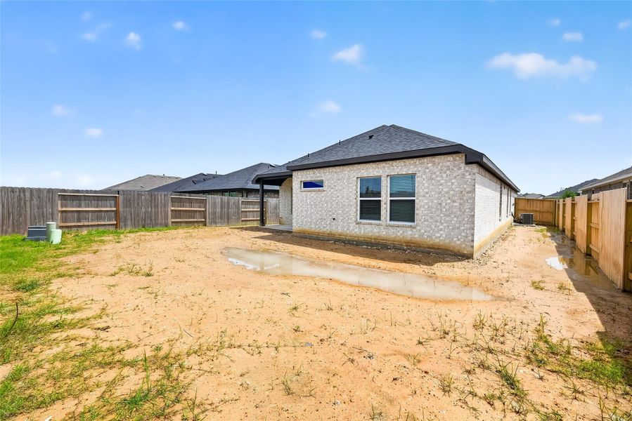 Exterior details and patio area of a home in Cypress Green, Hockley (Image 26).