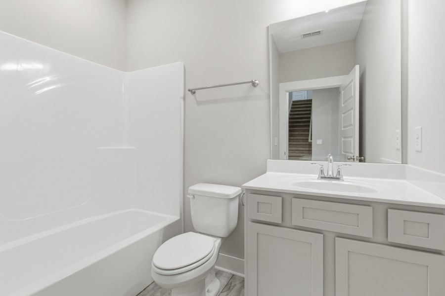 Furnished interior view inside a new home in Veterans Cove, Murfreesboro (Image 18).