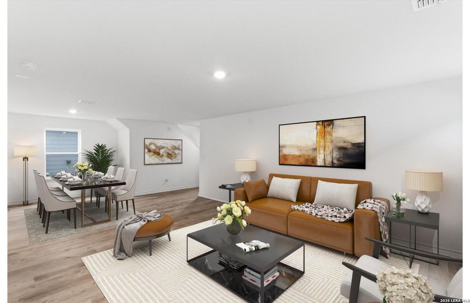 Furnished interior view inside a new home in Dove Song, Marion (Image 7). Furnished interior view inside a new home in Dove Song, Marion (Image 7).