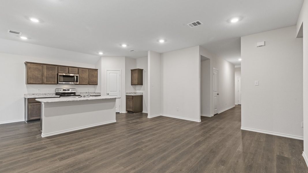 Representative furnished interior of a home built from the Florence by D.R. Horton in Blaire Lake, Tyler (Image 5).