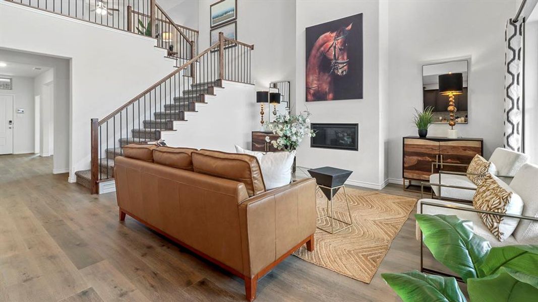 Furnished interior view inside a new home in The Woods at Lindsey Place, Anna (Image 35). Furnished interior view inside a new home in The Woods at Lindsey Place, Anna (Image 35).
