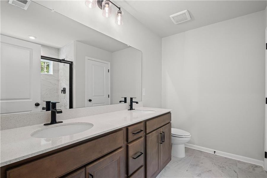 Furnished interior view inside a new home in Briar Creek, Atlanta (Image 4).