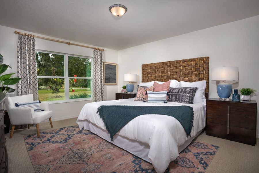 Representative furnished interior of a home built from the 1707 by KB Home in Riverstone, Land O' Lakes (Image 6).