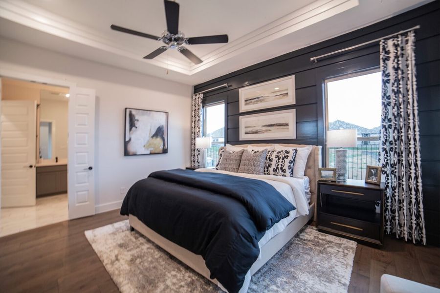 Representative furnished interior of a home built from the Toscana by Ladera Texas in Ladera Little Elm, Little Elm (Image 5).