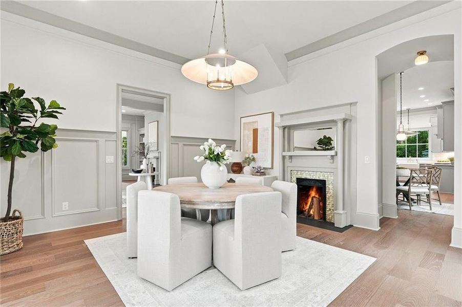 Furnished interior view inside a new home in , Marietta (Image 21). Furnished interior view inside a new home in , Marietta (Image 21).