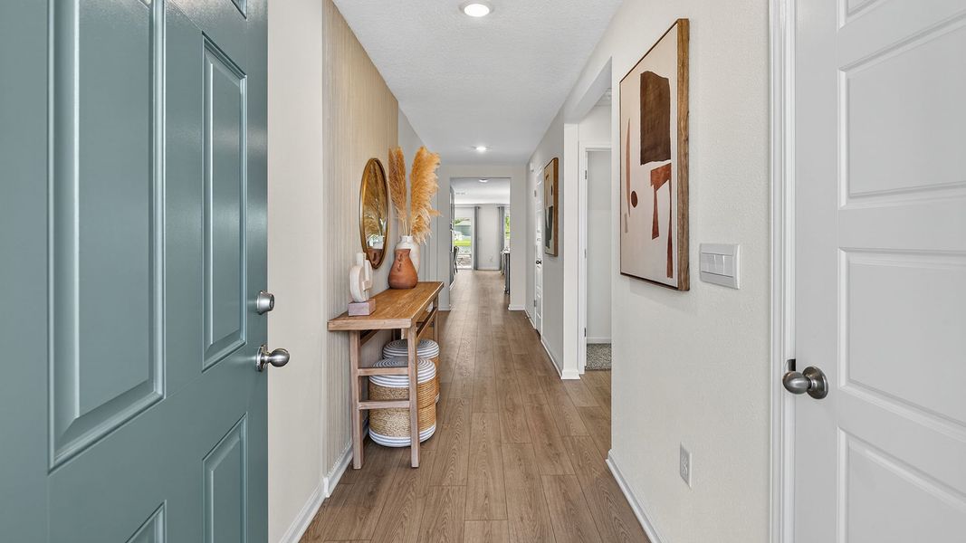 Representative furnished interior of a home built from the CALI by D.R. Horton in Copes Landing, Jacksonville (Image 6).