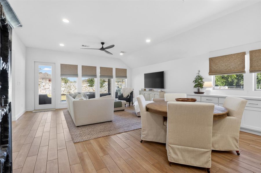 Furnished interior view inside a new home in Wolf Ranch, Georgetown (Image 12).