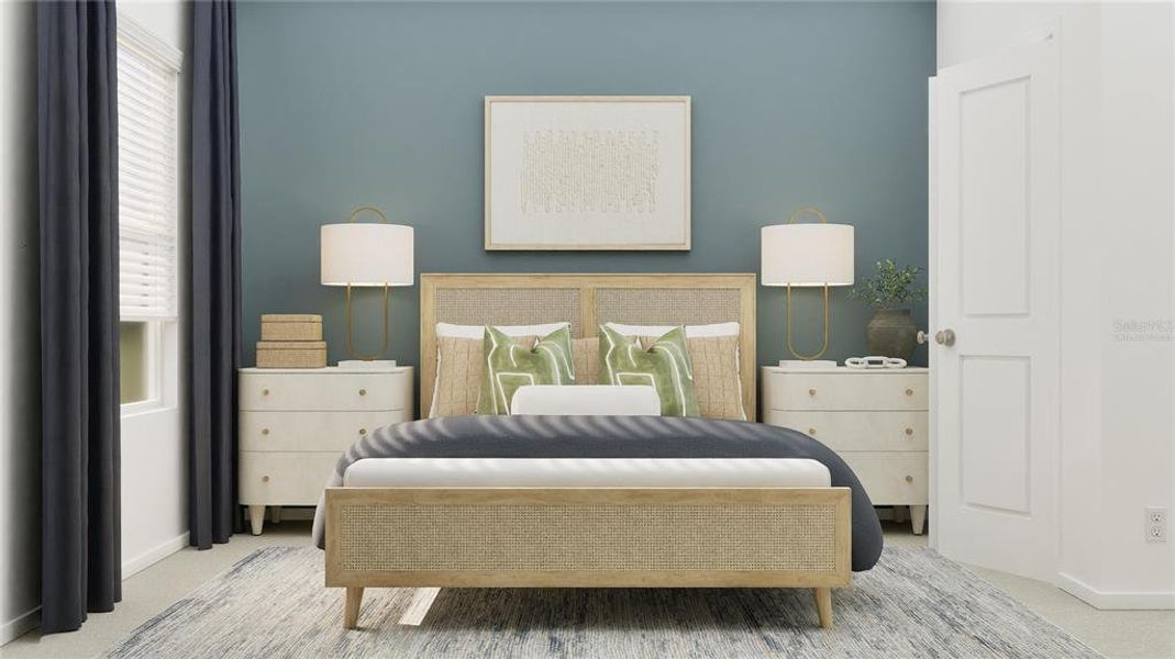 Furnished interior view inside a new home in , Clermont (Image 13).