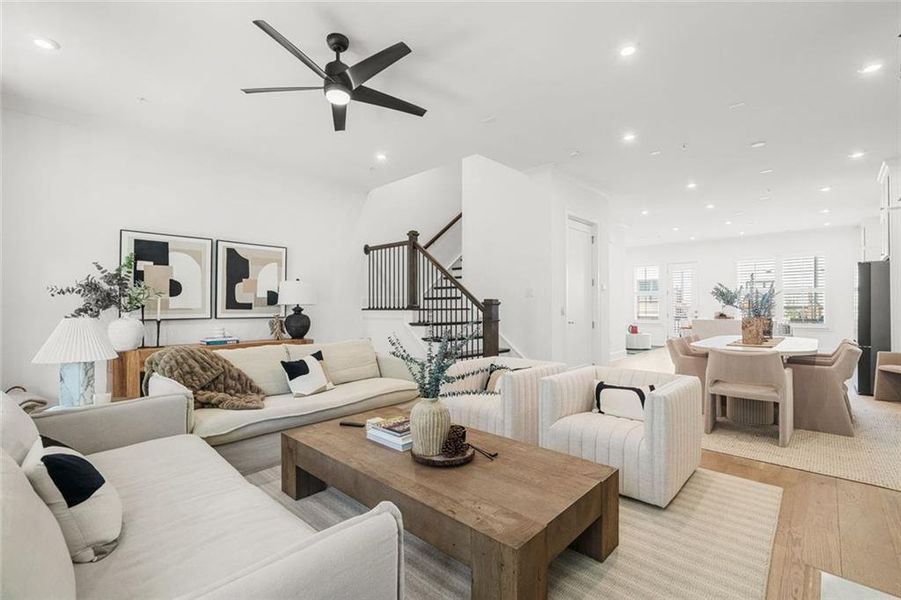 Furnished interior view inside a new home in , Alpharetta (Image 17).