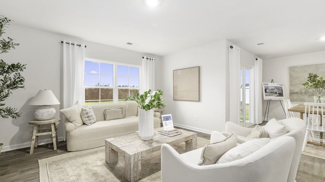 Furnished interior view inside a new home in Wilson's Ridge, Wilson's Mills (Image 10).