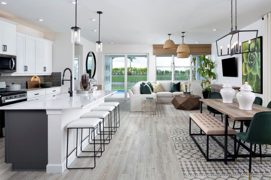 Representative furnished interior of a home built from the Eden Grand by Mattamy Homes in Tradition, Port St. Lucie (Image 7).