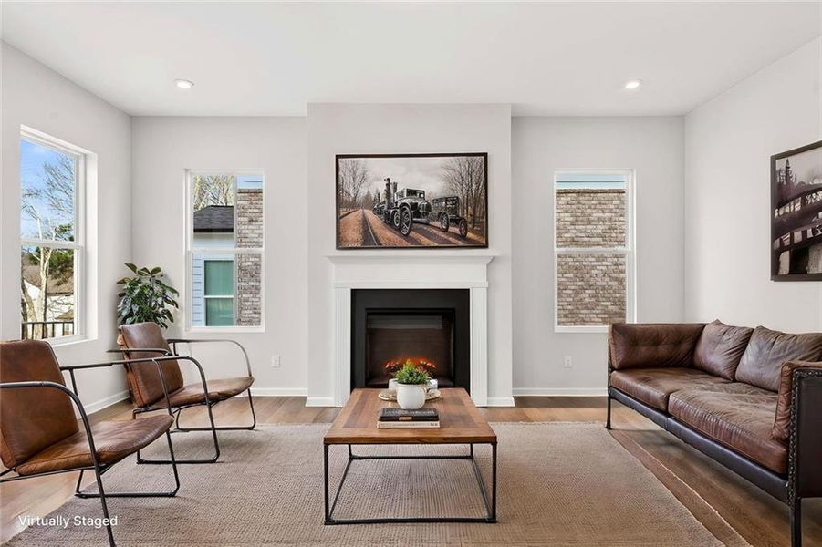 Furnished interior view inside a new home in , Lawrenceville (Image 17). Furnished interior view inside a new home in , Lawrenceville (Image 17).