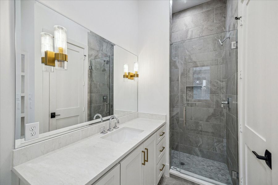 Furnished interior view inside a new home in , Houston (Image 10).