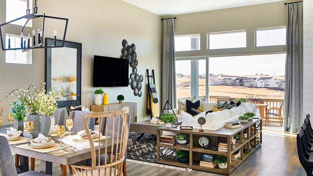 Representative furnished interior of a home built from the Mesa by Taylor Morrison in Macanta Destination Collection, Castle Rock (Image 4).