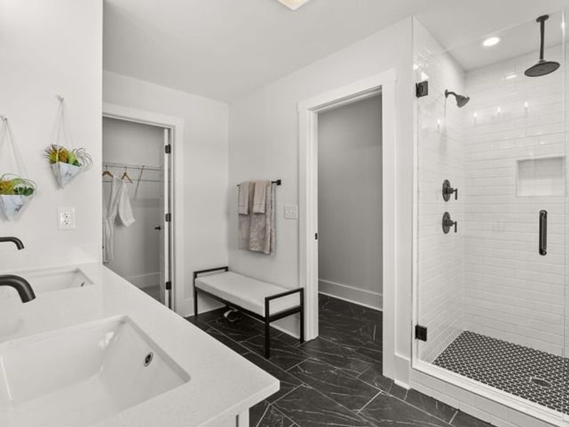 Representative furnished interior of a home built from the Riley by True Homes in Wendell Springs, Wendell (Image 19).