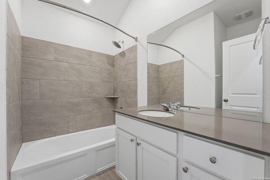 Furnished interior view inside a new home in Guadalupe Heights, Seguin (Image 15).