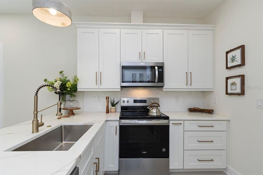 Furnished interior view inside a new home in , Tampa (Image 9).