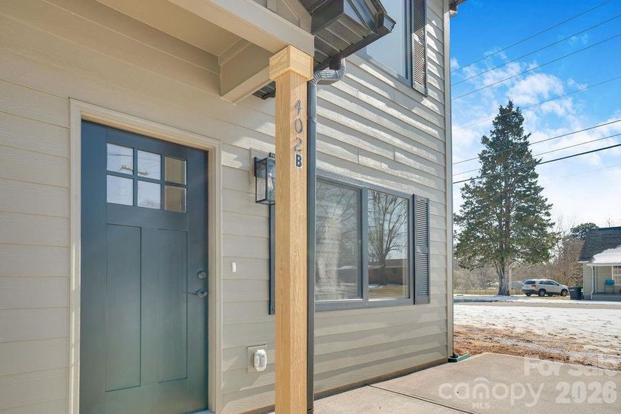 Exterior details and patio area of a home in , Statesville (Image 14).