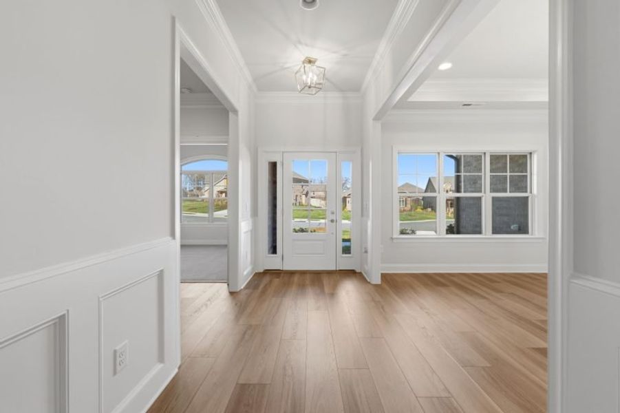 Representative unfurnished interior of a home built from the Cosmopolitan by Keystone Homes NC in Weybridge, Burlington (Image 108). Representative unfurnished interior of a home built from the Cosmopolitan by Keystone Homes NC in Weybridge, Burlington (Image 108).