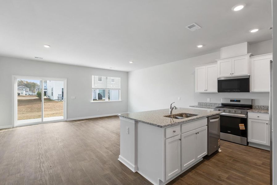 Furnished interior view inside a new home in Carolina Groves, Moncks Corner (Image 2). Furnished interior view inside a new home in Carolina Groves, Moncks Corner (Image 2).