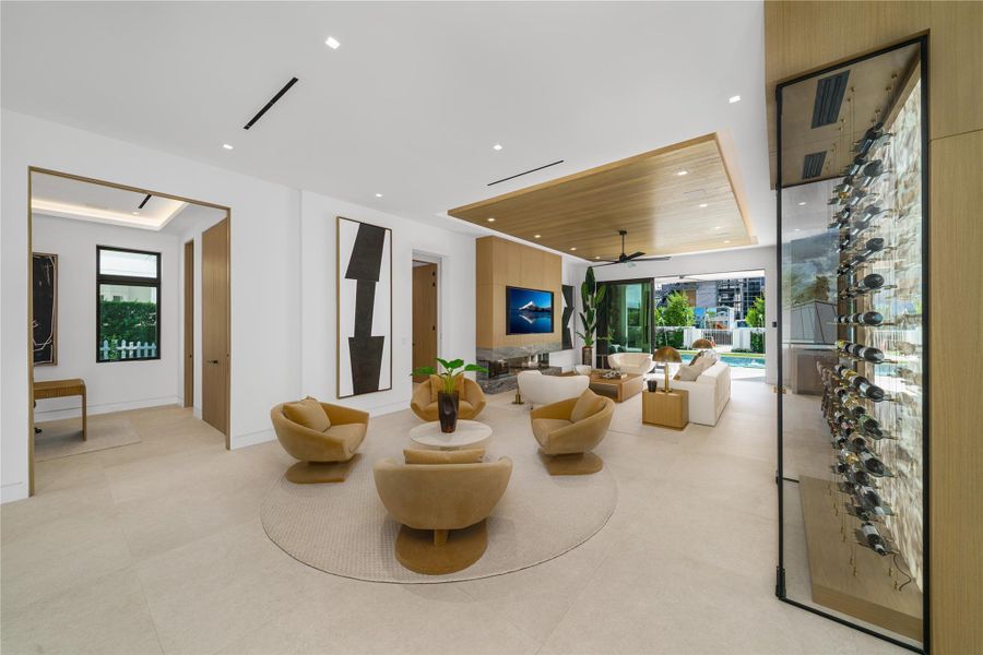 Furnished interior view inside a new home in , Ocean Ridge (Image 77).