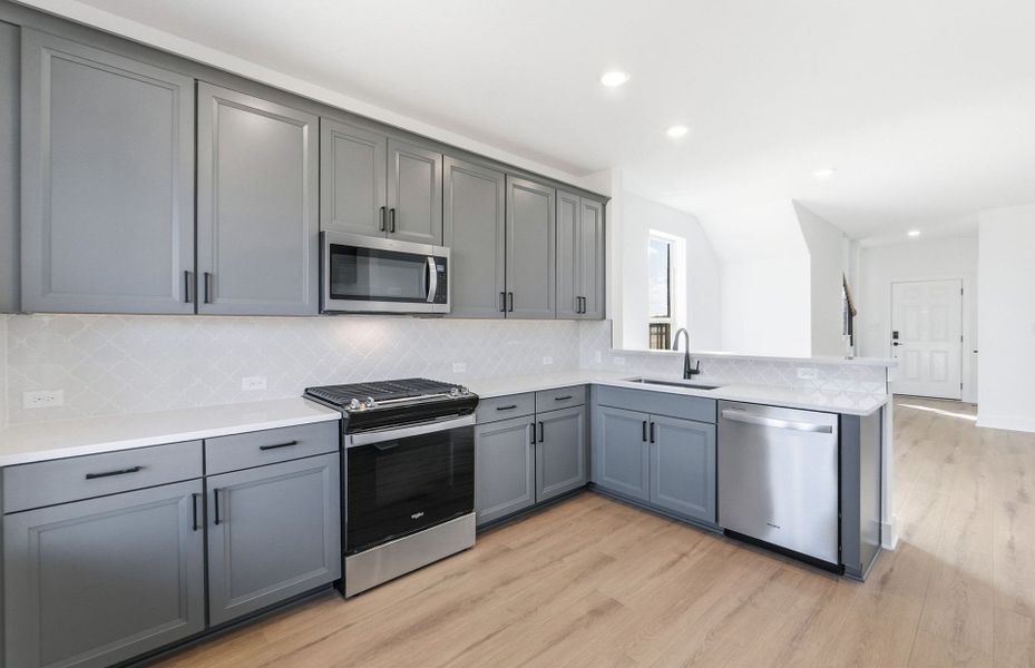 Furnished interior view inside a new home in Saddleback at Santa Rita Ranch, Liberty Hill (Image 10).