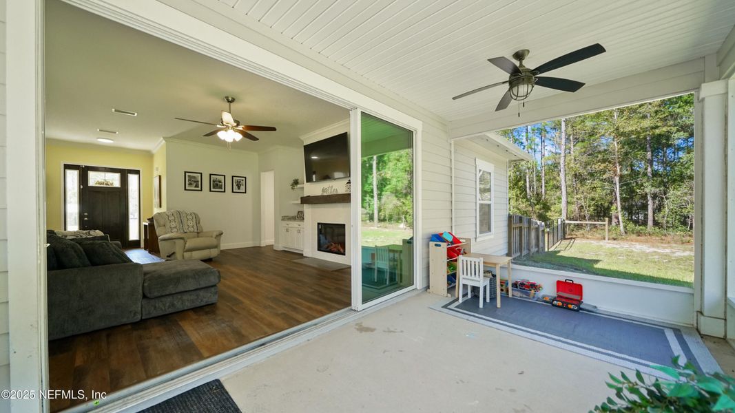 Exterior details and patio area of a home in , Keystone Heights (Image 29). Exterior details and patio area of a home in , Keystone Heights (Image 29).