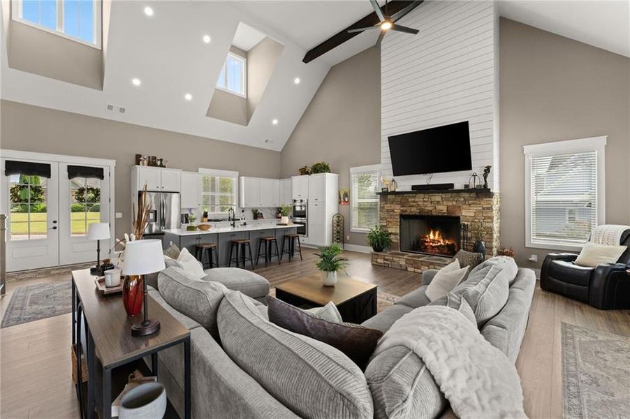 Furnished interior view inside a new home in , Dawsonville (Image 15).