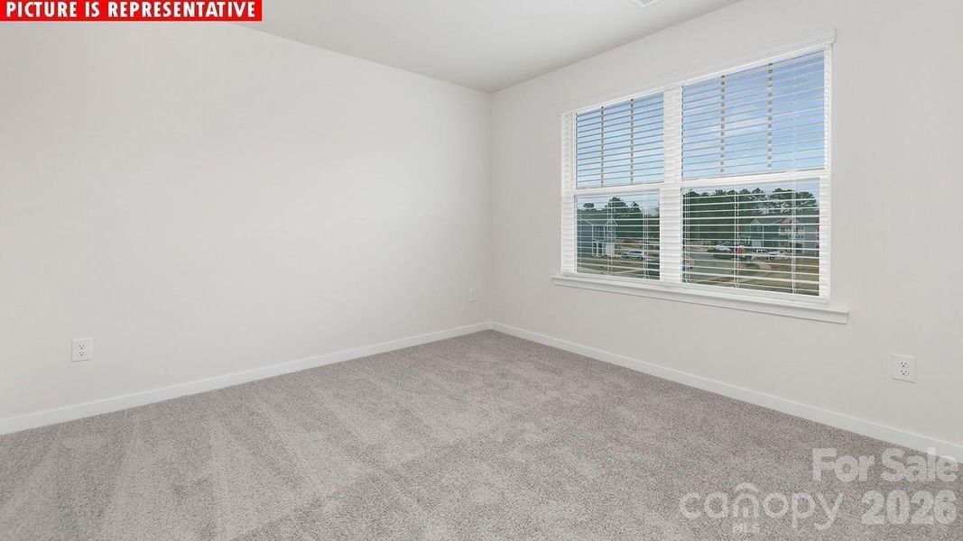 Spacious, unfurnished interior of a new home in Cardinal Creek, Charlotte (Image 23).