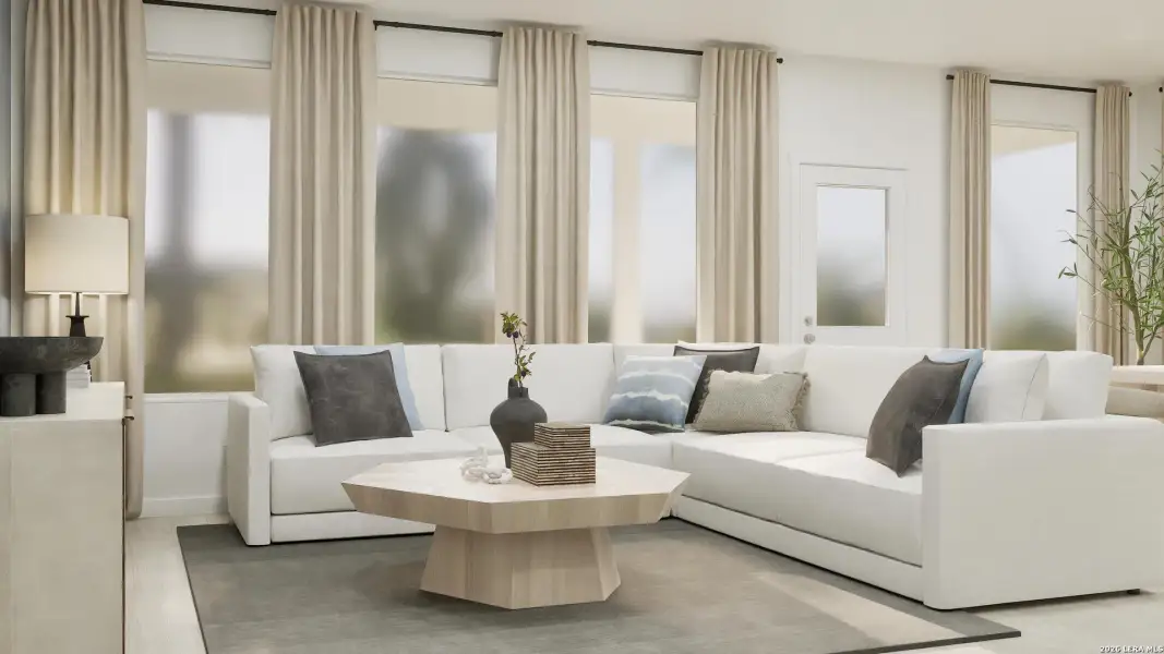 Furnished interior view inside a new home in Simmons Valley, Spring Branch (Image 28).