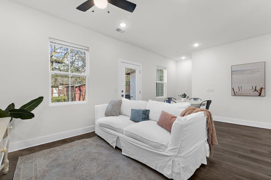Furnished interior view inside a new home in , Hanahan (Image 29).