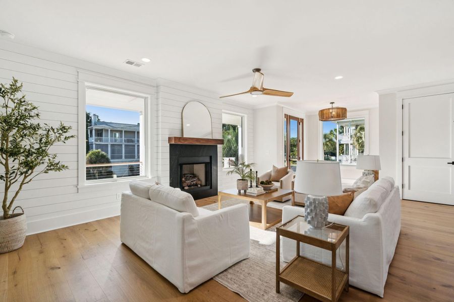 Furnished interior view inside a new home in , Isle Of Palms (Image 58). Furnished interior view inside a new home in , Isle Of Palms (Image 58).