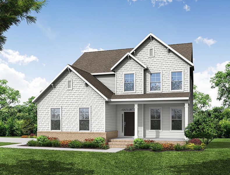 Representative exterior photo of a completed home built from the Cypress by Eastwood Homes in Browning Mill, Wendell, NC (Image 6).