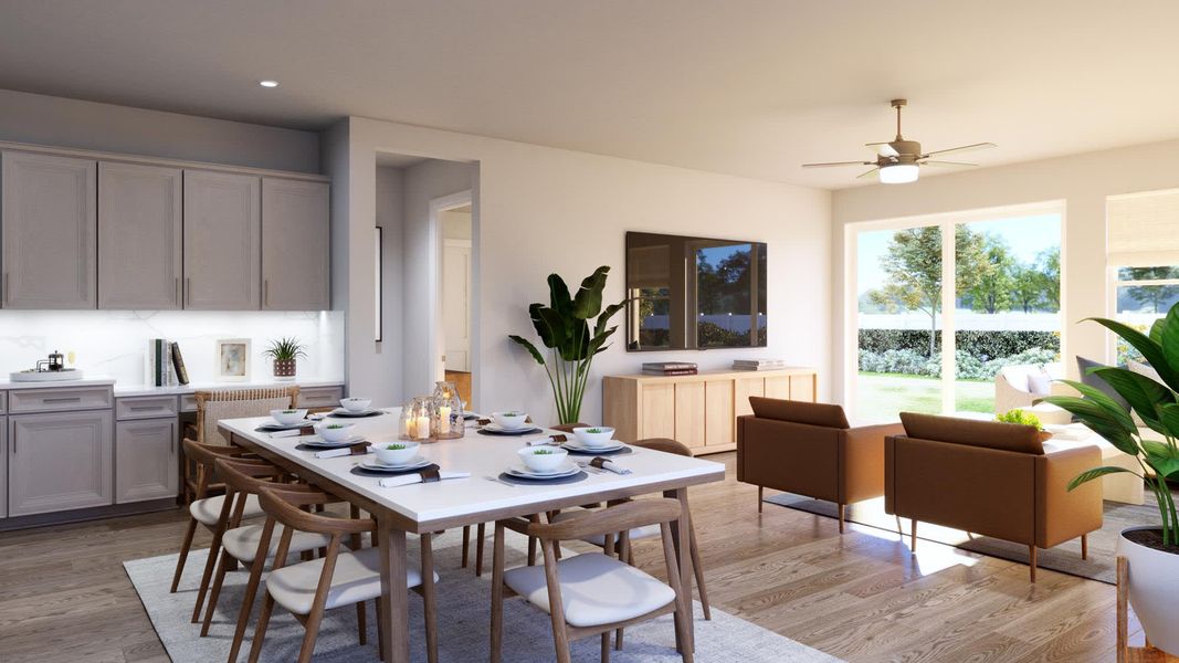 Dining Room | Sabal at Harrell Oaks in Orlando, FL by Landsea Homes