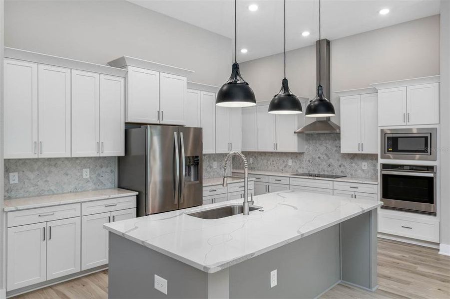 Furnished interior view inside a new home in , Hudson (Image 3).